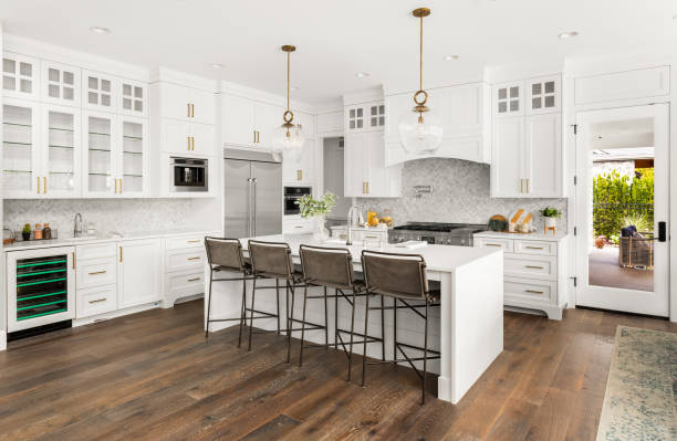Tile pattern layout planning for backsplash in Union Bridge